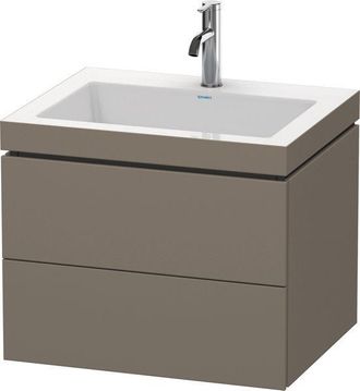 Duravit Duravit - Lavabo Para Muebles L-cube C-bonded Con Base, Colgante
