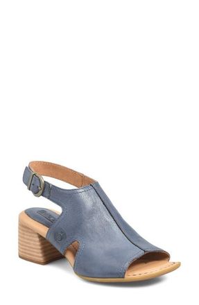B&oslash;rn Swinton Sandal in Navy Leather at Nordstrom, Size 11