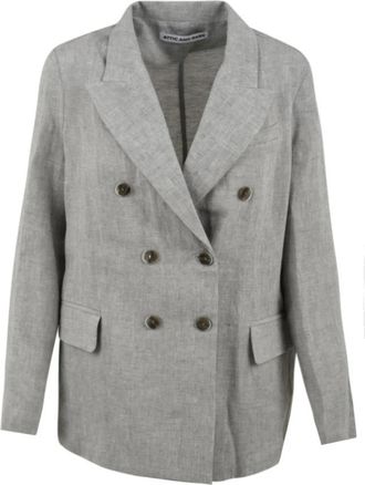 Attic and Barn Dalia Blazer - Dames - Blazers - Grijs - XS - Polyester - Jassen