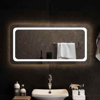vidaXL Espejo De Ba&ntilde;o Con Led 100x50 Cm Vidaxl