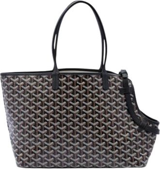 Goyard Pre-owned Chien-Gris Pet Carrier - Dames - Vintage Schoudertas - Veelkleurig - ONE Size - Leer - Vintage