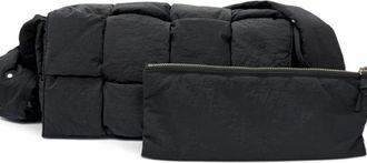 Bottega Veneta Black Nylon Shoulder Bag Sling Bag (Pre-Owned)