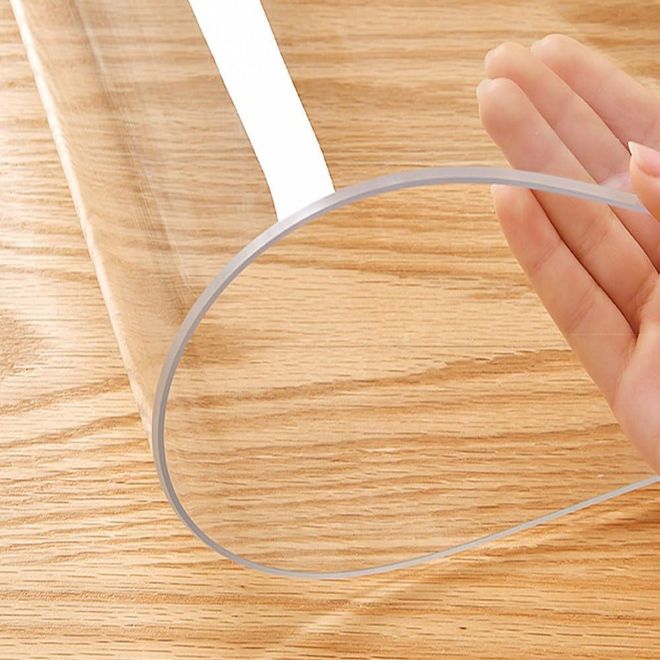 Generic Tischfolie transparent PVC Tischdecke Klar 1.5 mm Transparente Tischdecke Abwaschbar Tischschutz Kratzfest Glasklar Folie Tisch(Transparent,110x150 cm ab 99,24 €