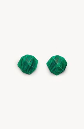 Machete Jewelry Mini Sculpture Studs in Malachite at Nordstrom
