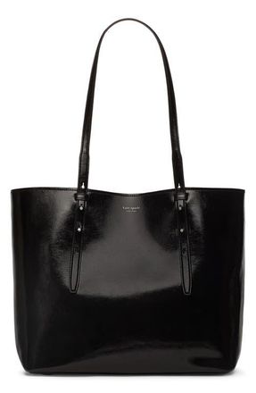 Kate Spade New York large do it all leather tote in Black at Nordstrom