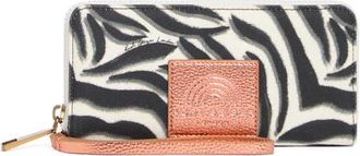 Kurt Geiger Southbank Zip Wallet in Charcoal at Nordstrom