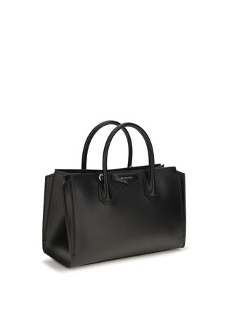 Givenchy Antigona Catchall Calfskin Leather Top Handle Bag - Black