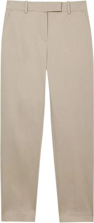 Brooks Brothers Stretch Katoenen Broek - Dames - Chinos - Beige - 2XL - Katoen - Broeken