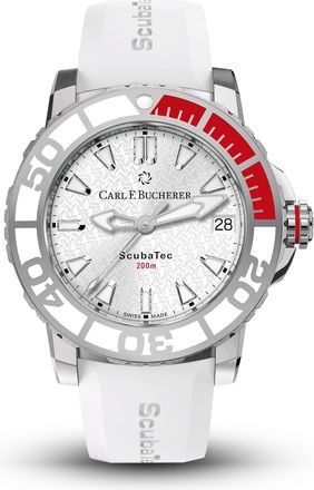 Bucherer Patravi Scubatec Automatic Silver Dial Watch 00.10634.23.23.99