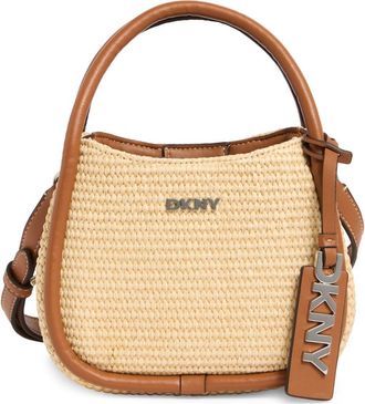 DKNY Capri Hobo Bag in Natural/Saddle at Nordstrom Rack