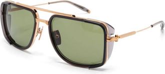 Akoni Stargazer Zonnebril - unisex - Zonnebrillen - Geel - 59 MM - Accessoires