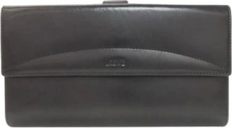 Loewe Pre-owned Wallets, female, Black, Size: ONE SIZE Pre-owned Long wallet (bi-fold)