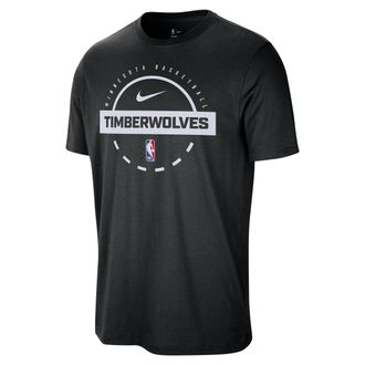 Nike Minnesota Timberwolves Nike Mens NBA Practice T-Shirt in Black | HQ9719-010