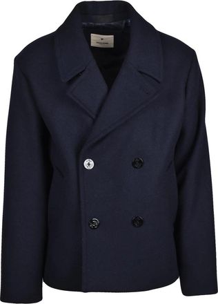 Jack & Jones Double-Breasted Peacoat with Tailored Silhouette