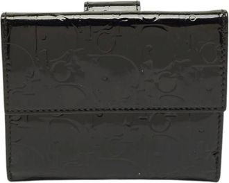Dior Pre-owned Wallets, female, Black, Size: ONE SIZE Pre-owned Leather Wallet