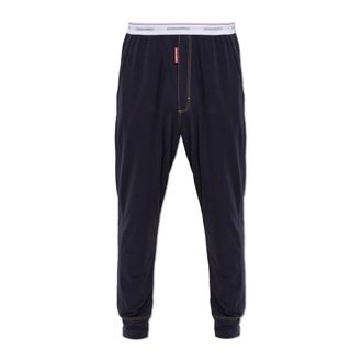 Dsquared2 Nachtkleding, Heren, Blauw, XL, Katoen, Katoenen Broek