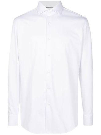 BOSS Hank Spread shirt - men - Cotton/Polyester - 42 - White