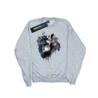 Disney Dames/Dames Schurken Sweatshirt (Heide Grijs)