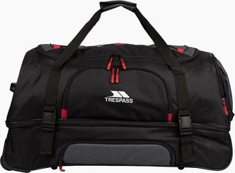 Trespass Mens Trespass Fero 100L Wheeled Duffel Bag - Black - Size: ONE size