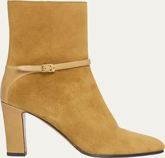 Valentino Garavani 85mm Pattie Suede Ankle Boots