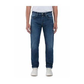 Replay Jeans, Heren, Blauw, W34, Denim, Denim Jeans Stijlvol Model