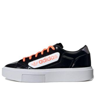 adidas (WMNS) adidas Sleek Super Black Signal Coral EF4954
