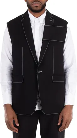 Burberry Sleeveless Tailored Jacket, Brand Size 50 (US Size 40)