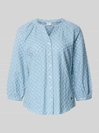 Brax Brax Regular Fit Bluse aus reiner Baumwolle Modell VELIA in Bleu, Gr&ouml;&szlig;e 38