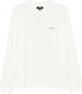 St&uuml;ssy Camiseta de manga larga Lazy - Tops - Hombre - Blanco - L