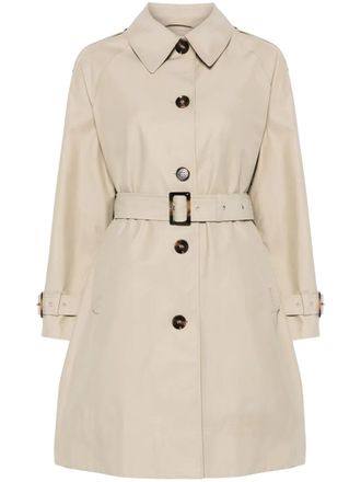 Barbour Maia coat - women - Cotton/Polyamide/Polyurethane/Polyester - 10 - Neutrals