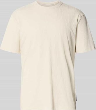 Tom Tailor Denim Regular Fit T-Shirt aus Baumwoll-Modal-Mix in Offwhite, Gr&ouml;&szlig;e XXL