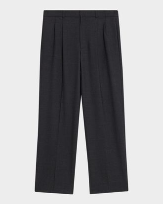 SIMKHAI Men & apos;s Julian Tapered-Leg Pleated Trousers