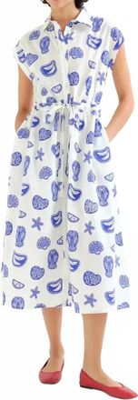 Compa&ntilde;&iacute;afant&aacute;stica Lobster Midi Dress In Blue