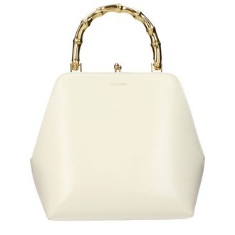 Jil Sander Beige Leather Womens Handbag