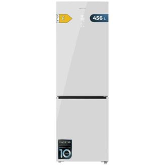 Cecotec Cecotec Frigor&iacute;fico Combi 456l Total No Frost Bolero Coolmarket Combi 456 White Glass E. Altura 201cm Y 59,5cm Ancho, Max Inside