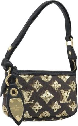 Louis Vuitton Pre-owned Accessory Pouch - Dames - Vintage Mini Tas - Bruin - ONE Size - Vintage