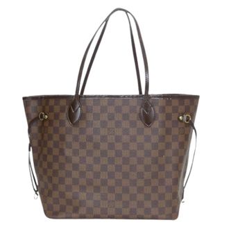 Louis Vuitton Pre-owned Tote Bags, female, Brown, Size: ONE SIZE Pre-owned Neverfull MM Damier Ebene Tote Bag