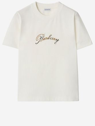 Burberry Chalk White Logo T-Shirt