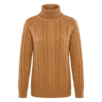 Moorer Dames, Truien, Bruin, Maat: XS Kasjmier