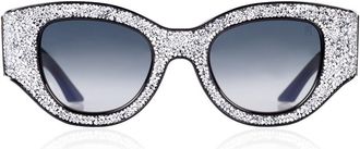 Anna-Karin Karlsson LUCKY GOES TO VEGAS Ice Crystal Womens Sunglasses Black Size 49