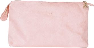 Tela Pastel Pink Borsa Kaori Smooth Leather Bag