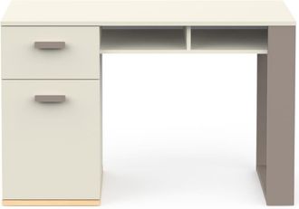 Calicosy Escritorio con 1 puerta abatible y 1 cajón L120 cm - Gris