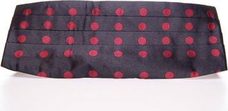 Dolce & Gabbana Black Waist Smoking Tuxedo Cummerbund Mens Belt