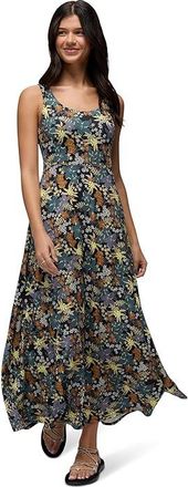 Prana Corrinne Maxi Dress Womens Dress Black Summer Nights : LG (Womens 12-14), Elastane/Polyester