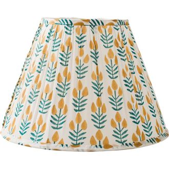 Mela Artisans Meadow Pleated Lamp Shade in White at Nordstrom