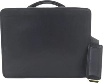 Coach Pre-owned Schoudertas Briefcase - Heren - Vintage Schoudertas - Zwart - ONE Size - Leer - Vintage