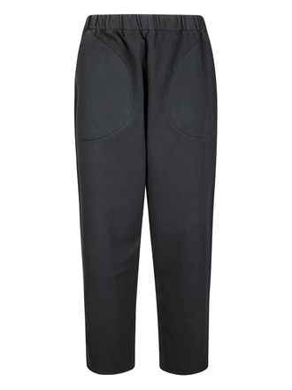 Cini cotton track pants - women - Cotton - 1 - Black