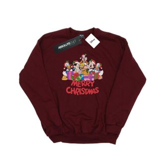 Disney Heren Mickey Mouse en vrienden Kerstmis Sweatshirt (Bourgondi&euml;)