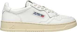 Autry Medalist Low - Dames - Sneakers - Wit - 37 EU - Katoen - Schoenen