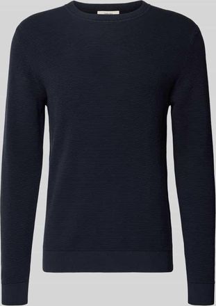 Selected Regular Fit Pullover aus reiner Bio-Baumwolle Modell ROSS in Dunkelblau, Größe XXL